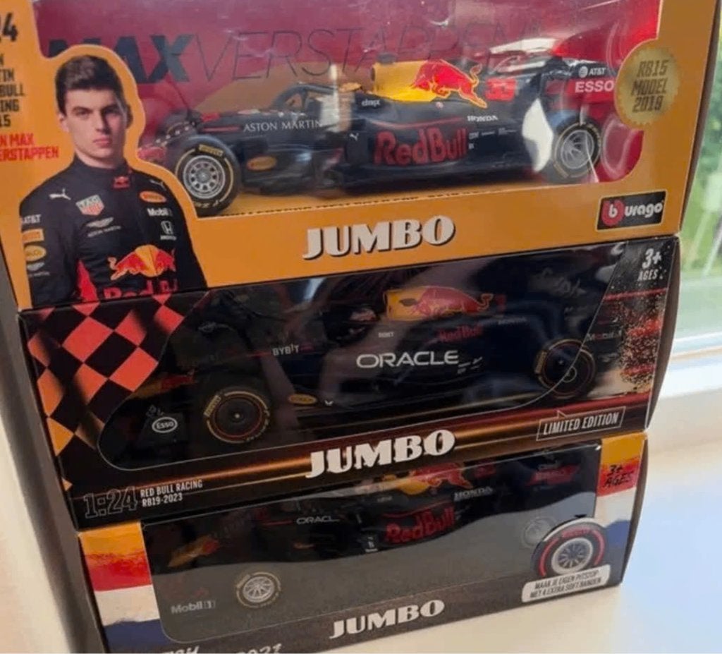Max Verstappen Red Bull Racing modelauto's (3 stuks), Overige merken, Auto, Groter dan 1:32, Nieuw