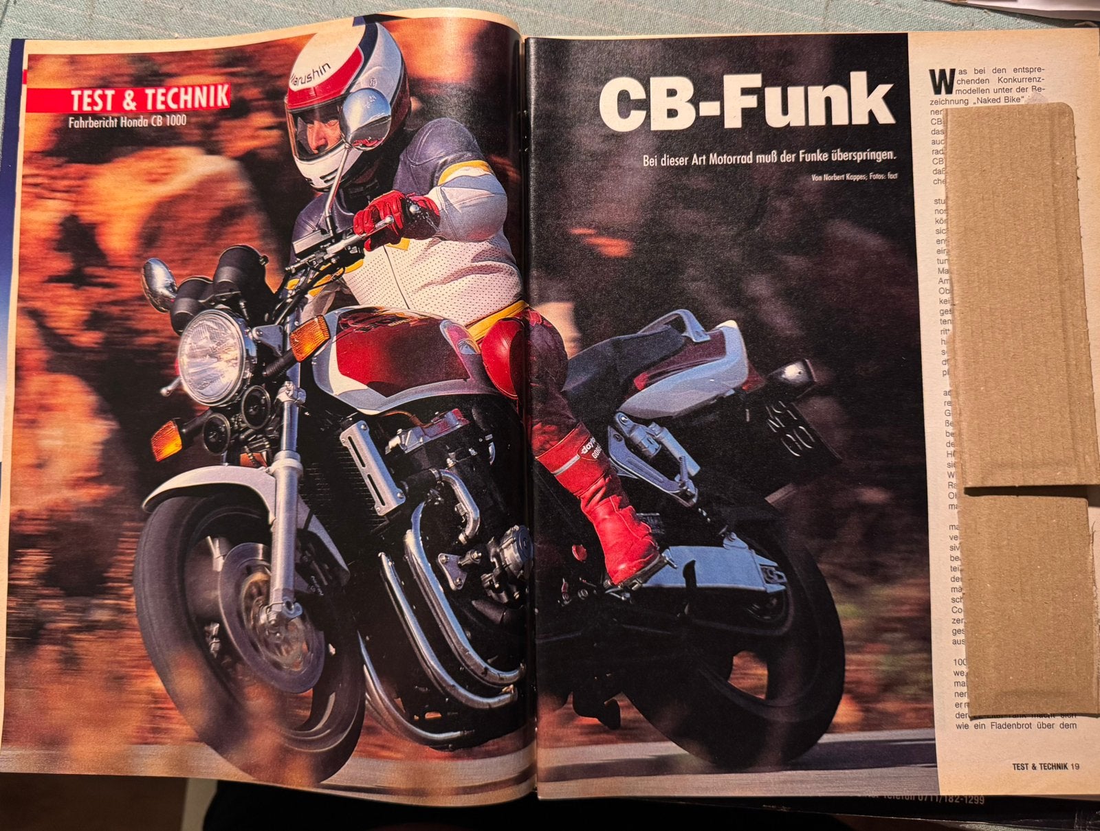 Verslag 1991 Honda CB1000, Ophalen of Verzenden, Zo goed als nieuw, Motoren
