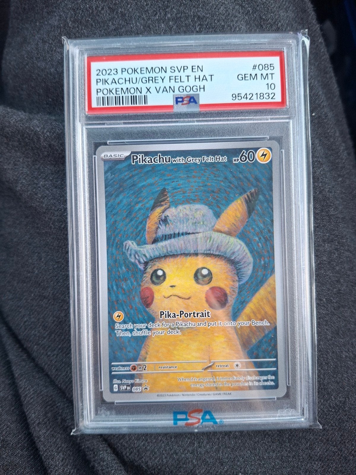 Pikachu with grey felt hat PSA 10, Hobby en Vrije tijd, Verzamelkaartspellen | Pokémon, Ophalen of Verzenden, Nieuw, Losse kaart