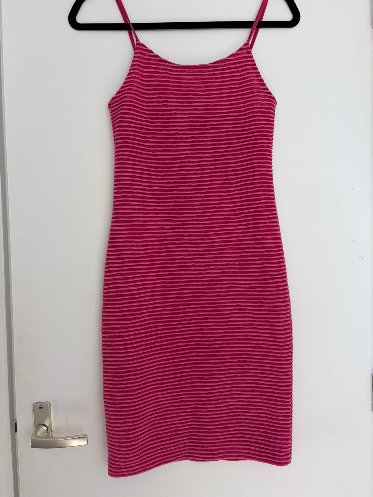 Mango jurk gestreept xs, Verzenden, Zo goed als nieuw, Roze, Maat 34 (XS) of kleiner
