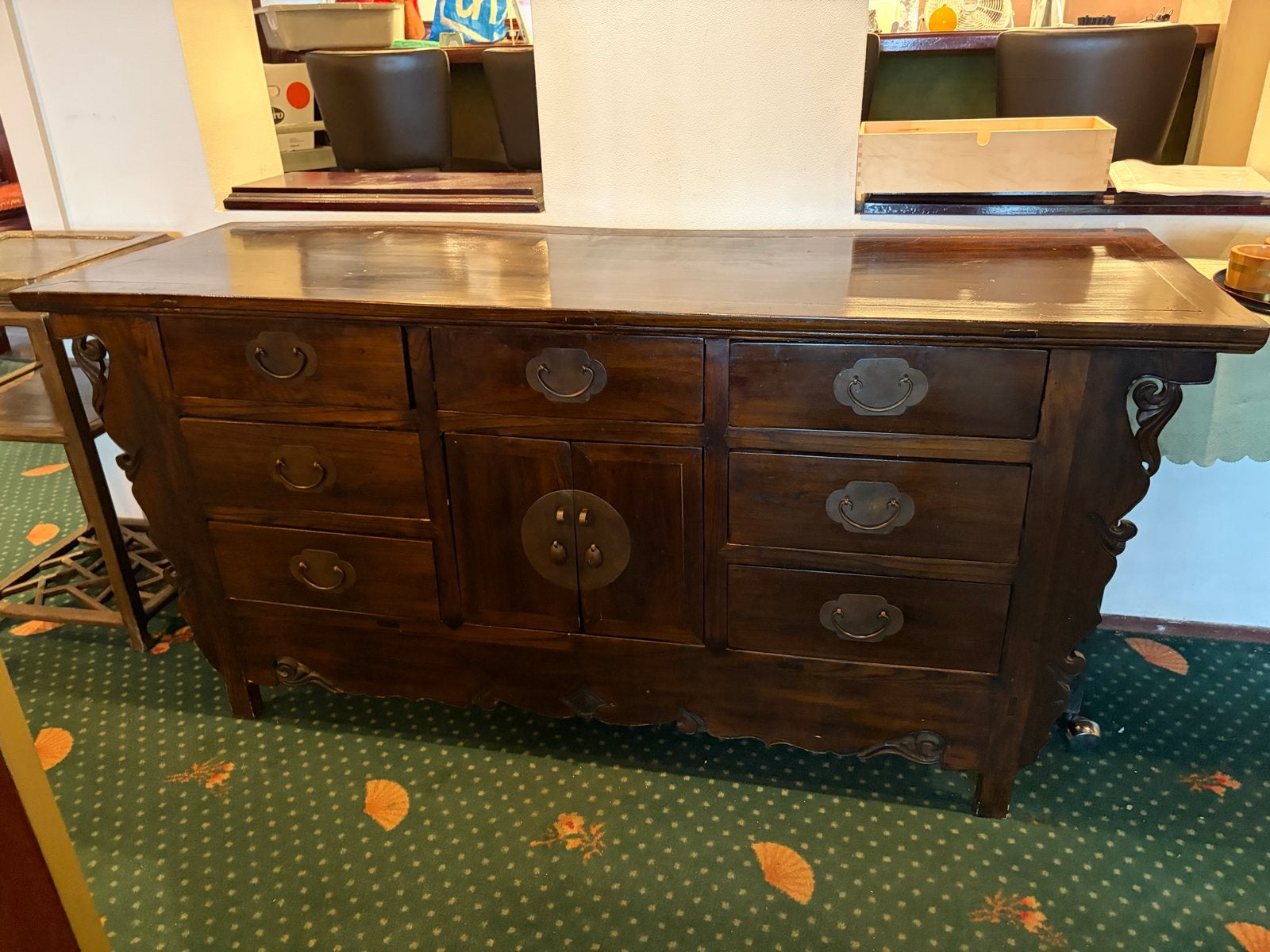 Antiek Chinees dressoir met lades en deuren uit China, Ophalen