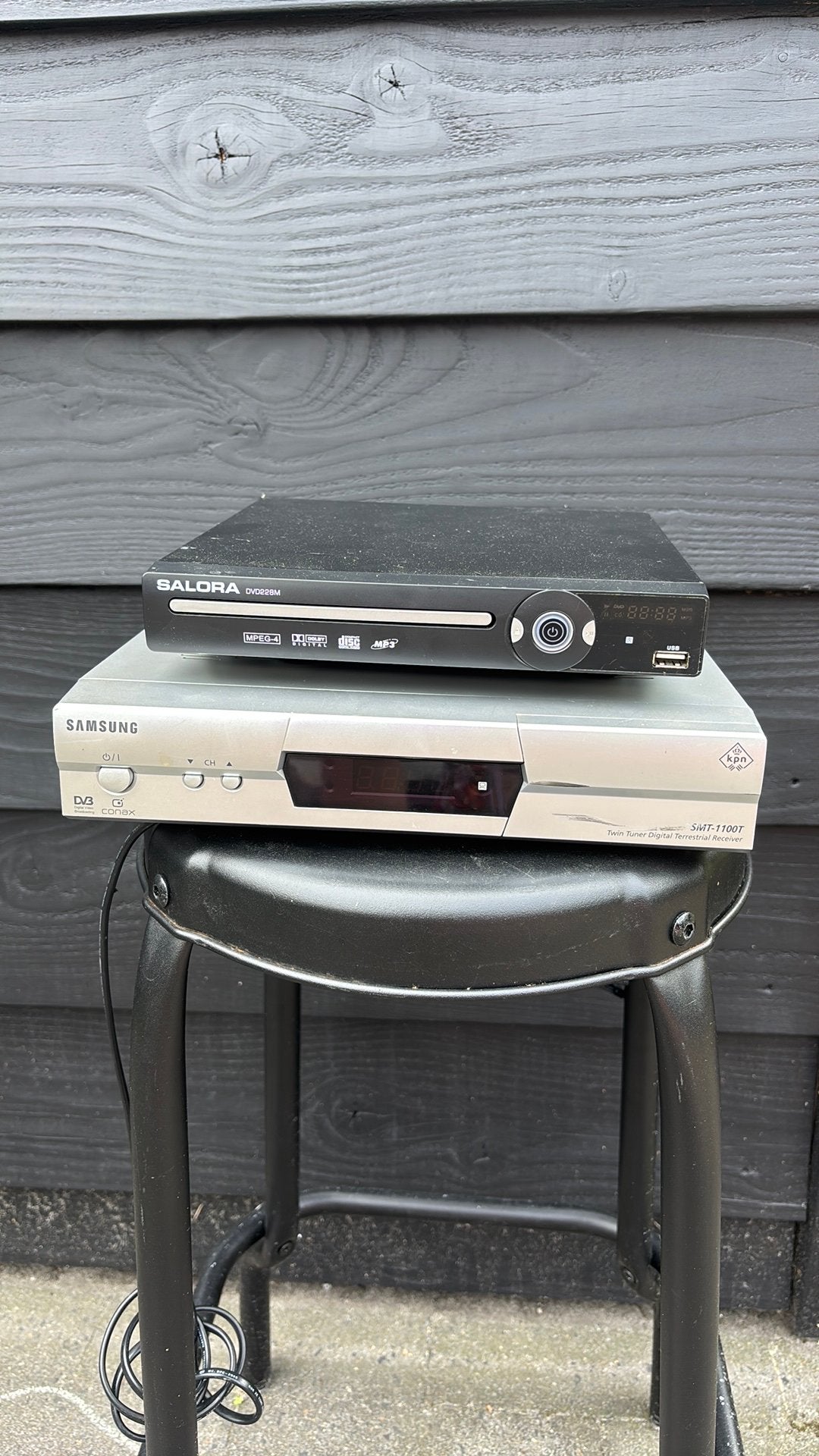 Salora DVD-speler + Samsung Digitale TV-ontvanger, Minder dan 60 watt, Ophalen, Overige merken, Gebruikt
