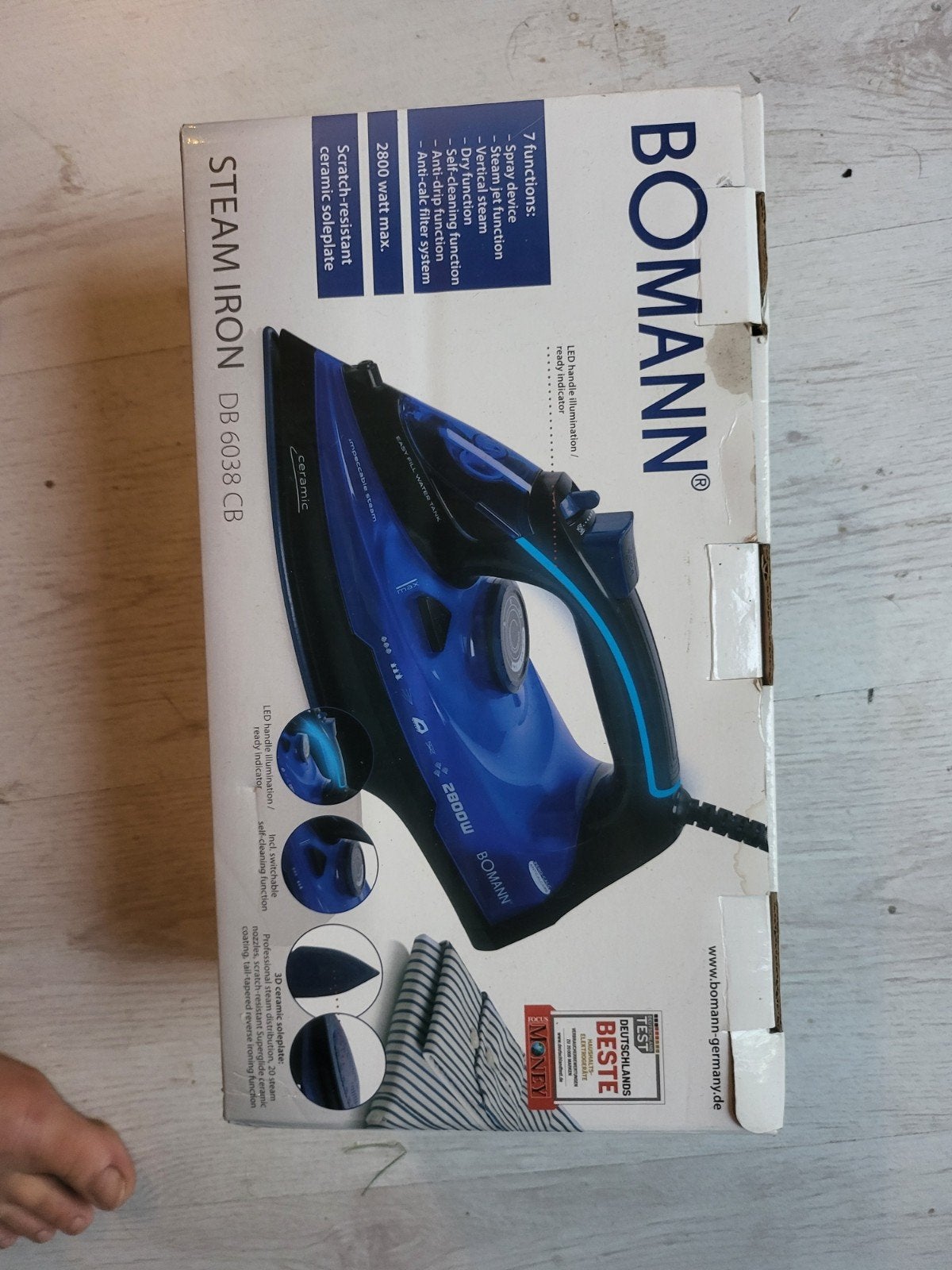 Nieuw Bomann Strijkijzer DB 6038 CB - Ongewenst Cadeau, Ophalen of Verzenden