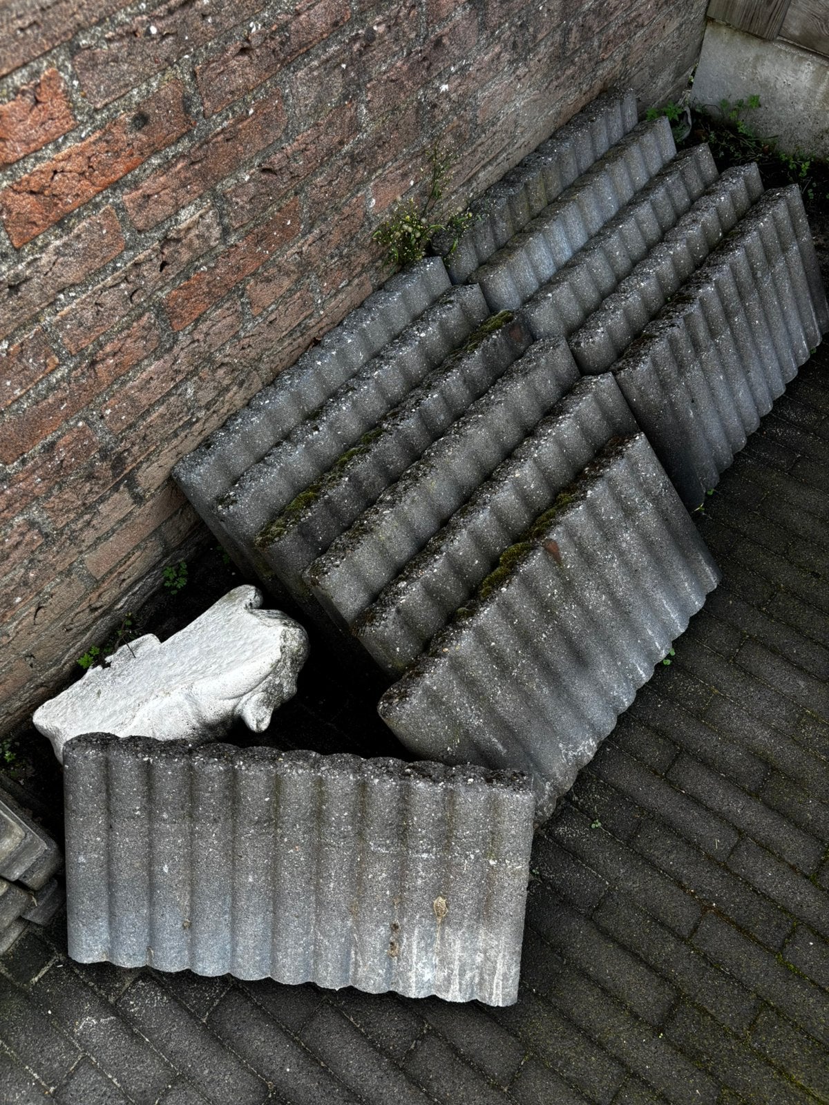 Borders en stenen - GRATIS ophalen, Ophalen, Gebruikt, 25 tot 50 cm, Minder dan 25 cm