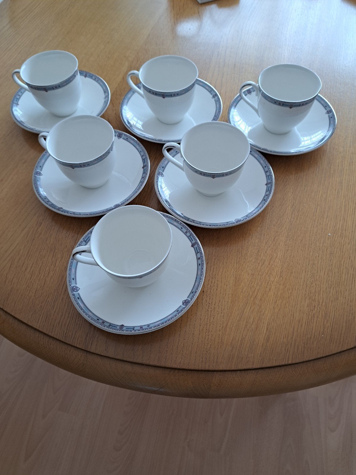 Set van 6 Royal Canterbury Fine Bone China kopjes, Ophalen of Verzenden