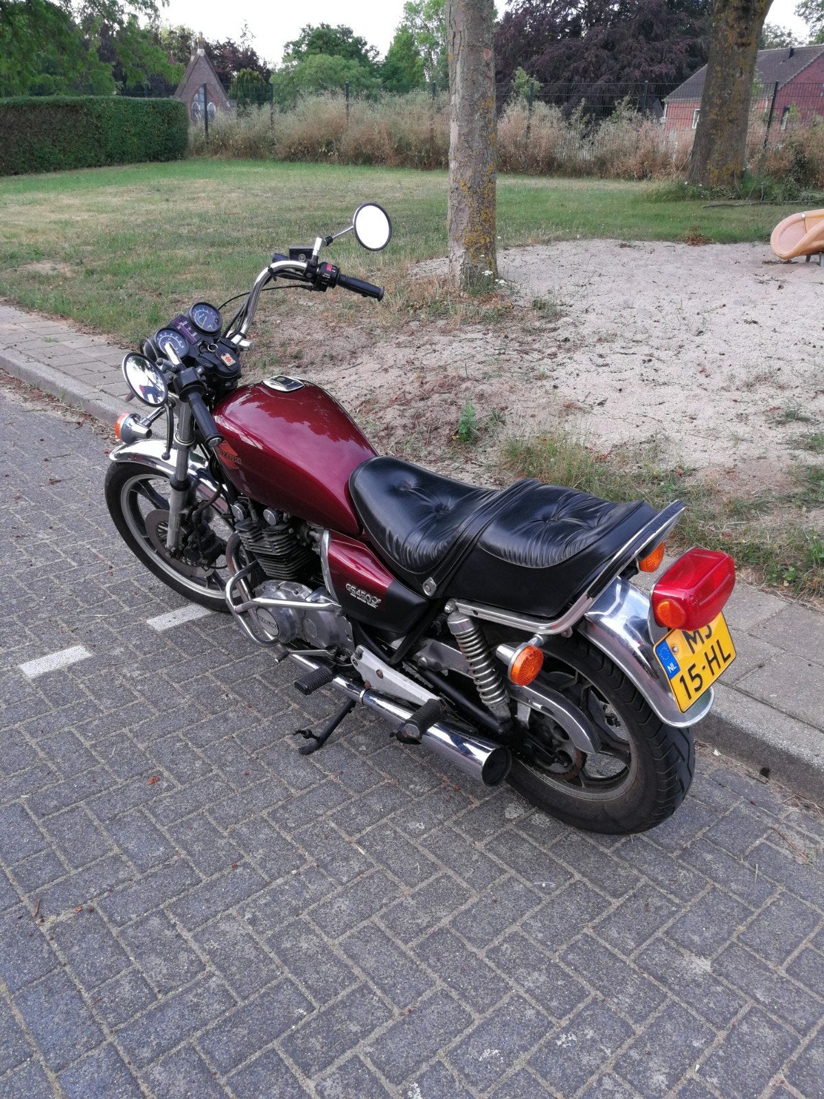 Motoren motor oldtimer Suzuki 450 cc 1989 1e eigenaar, Motoren, Ophalen of Verzenden
