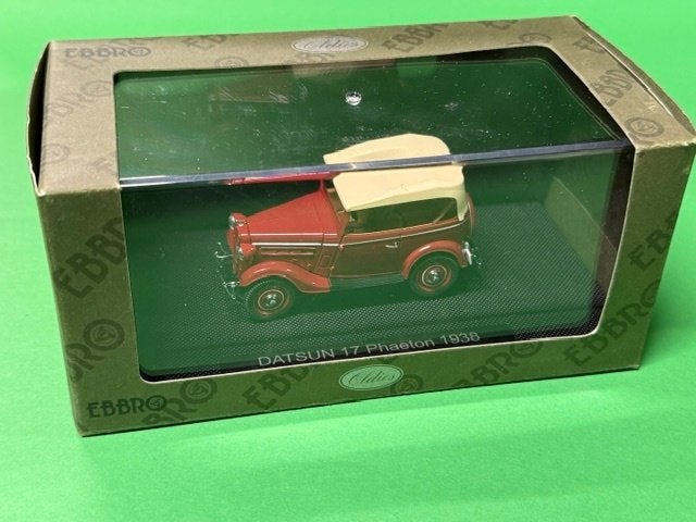 Ebbro Datsun 17 Phaeton 1938 schaal 1:43, Overige merken, Ebbro, Auto, Ophalen of Verzenden