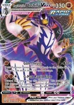 Rapid Strike Urshifu VMAX – 088/163 – Battle Styles – NM, Ophalen of Verzenden, Nieuw, Losse kaart