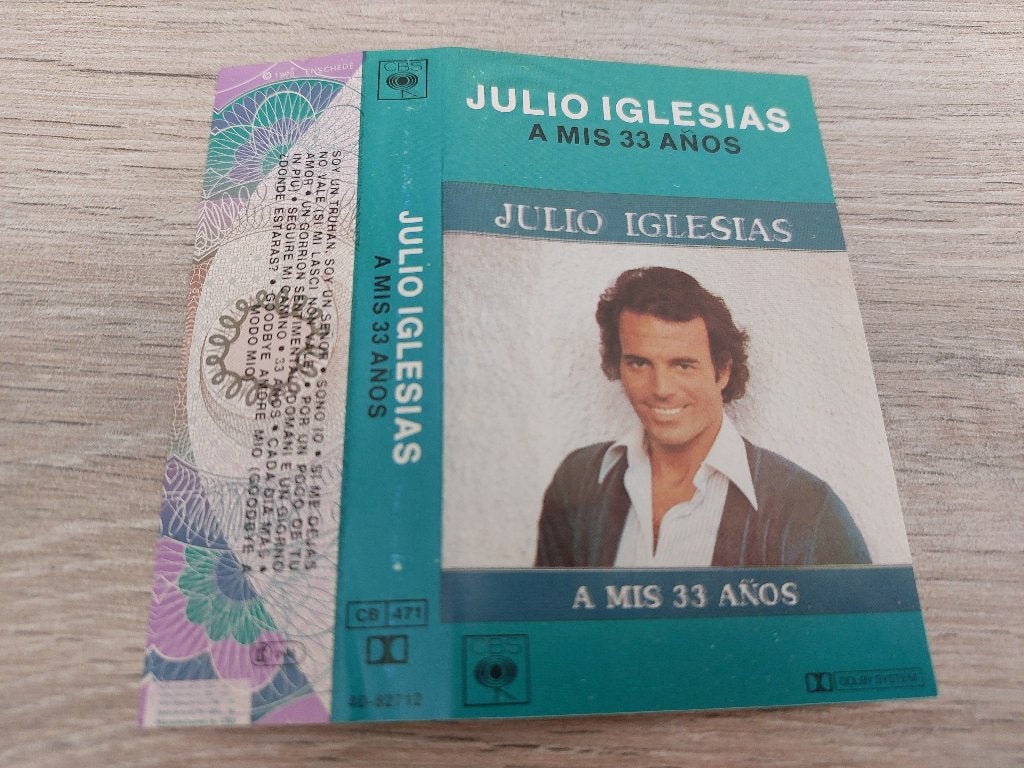 JULIO IGLESIAS - A MIS 33 ÃNOS (MC), 1 bandje, Ophalen of Verzenden, Zo goed als nieuw, Origineel