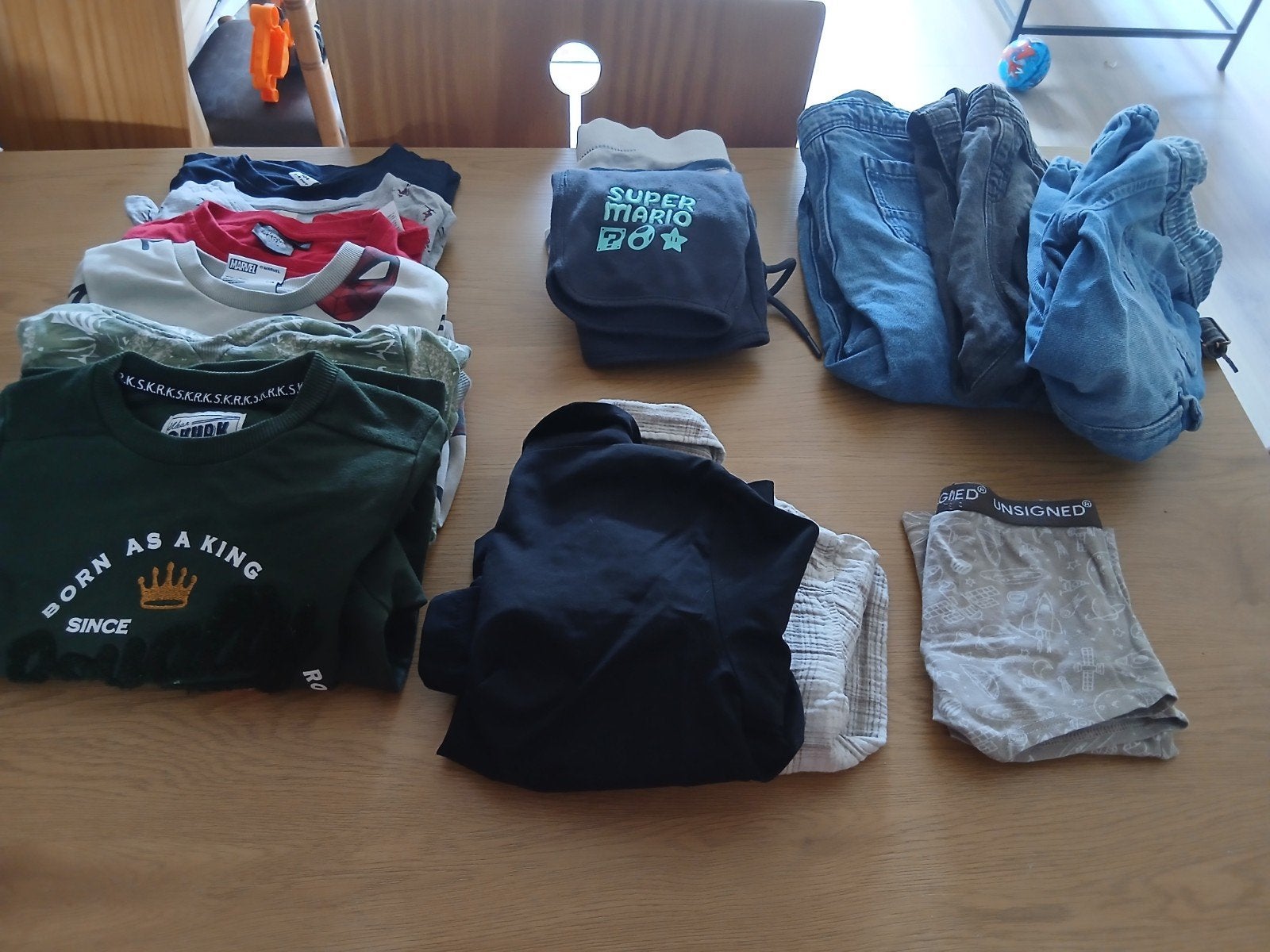 Kledingpakket jongens , maat 98/104, Gebruikt, Ophalen of Verzenden, Setje, Jongen