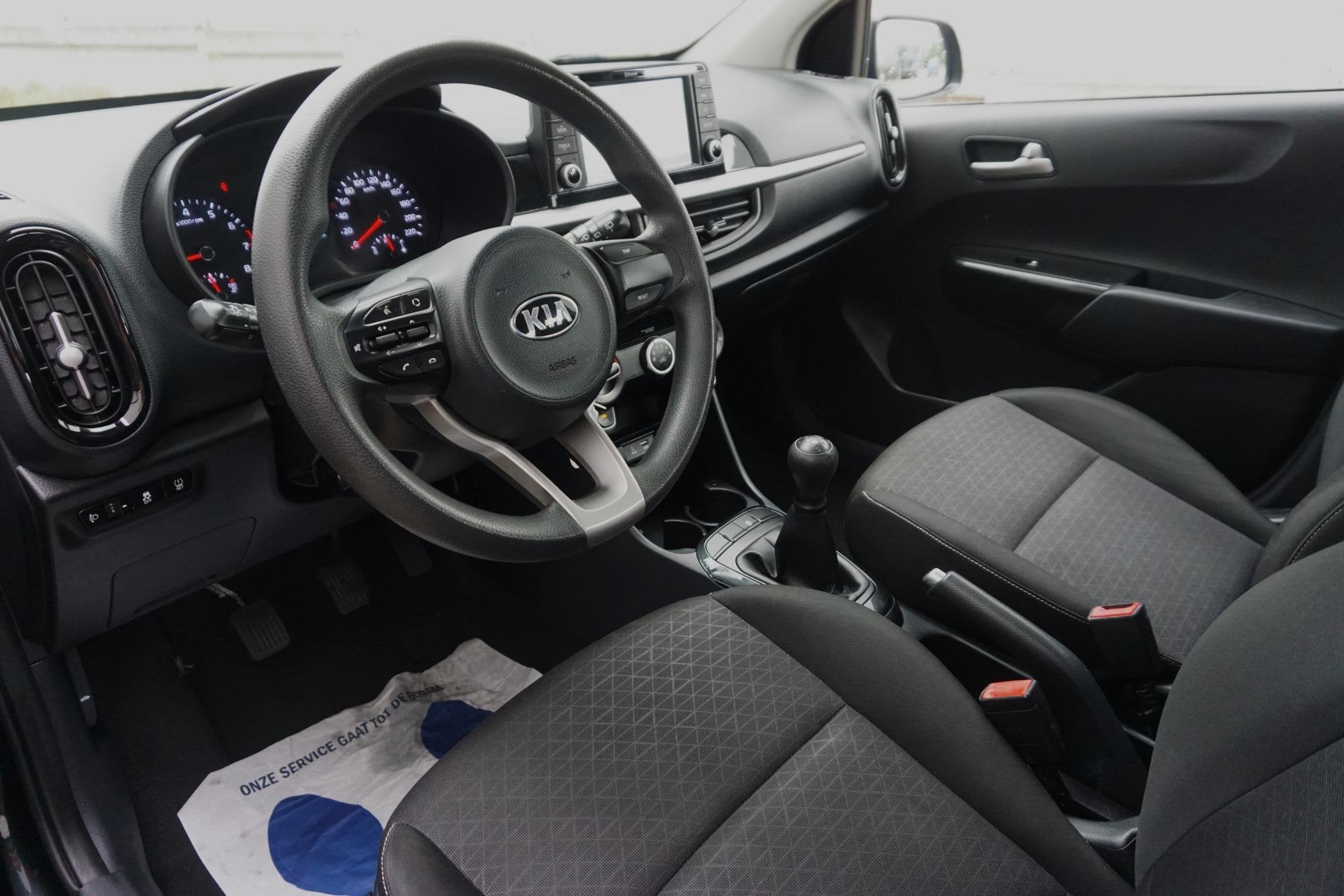 Kia Picanto 1.0 CVVT ComfortPlusLine Navigator, Auto's, Voorwielaandrijving, Stof, Gebruikt, Euro 6