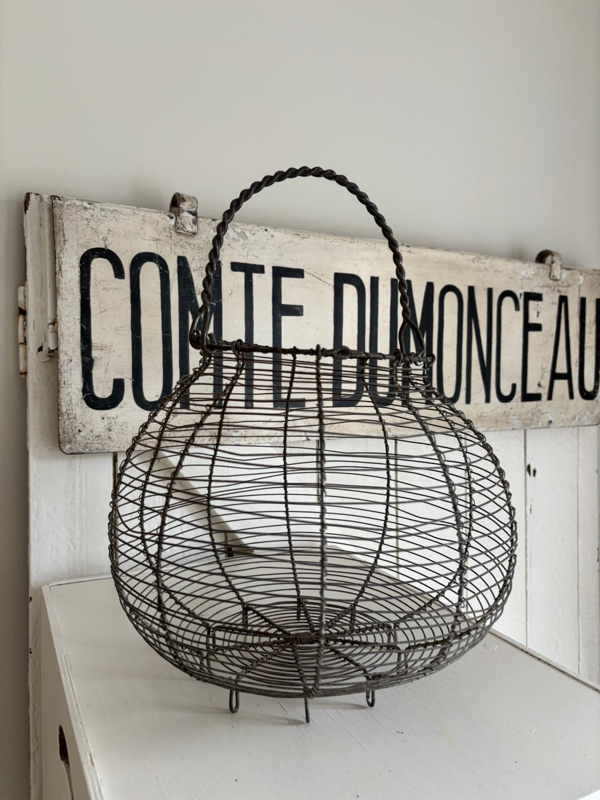Oude Fill de Fer eiermand ~ brocante, Ophalen of Verzenden