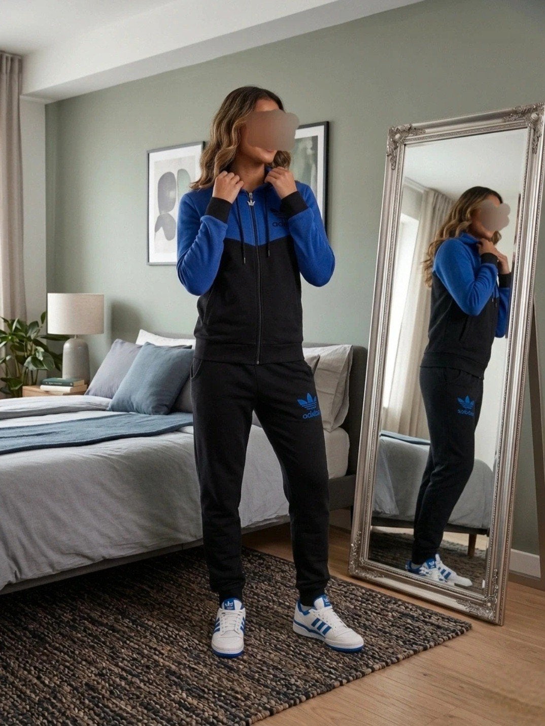 Royal Blauw & Zwart Trainingspak Set - Made in Turkije, Ophalen of Verzenden