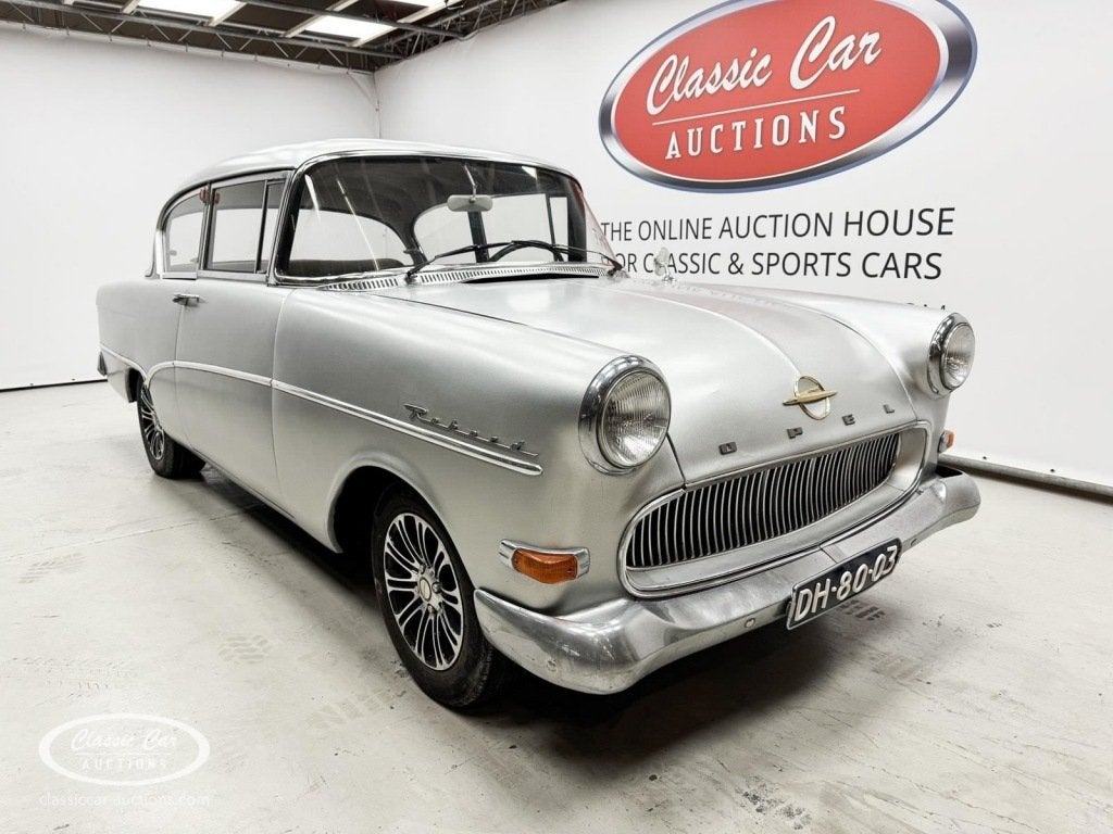 Opel REKORD Olympia - ONLINE AUCTION, Bedrijf, Opel, Handgeschakeld, Zilver of Grijs