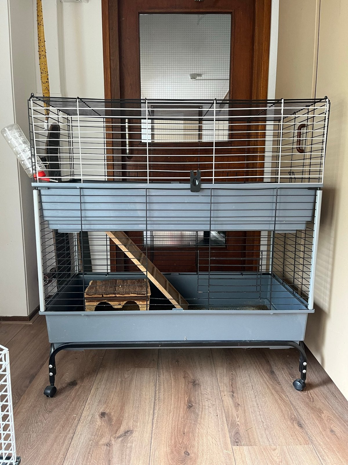 Dubbele cavia knaagdieren kooi, Ophalen, Kooi, Gebruikt, 90 cm of meer