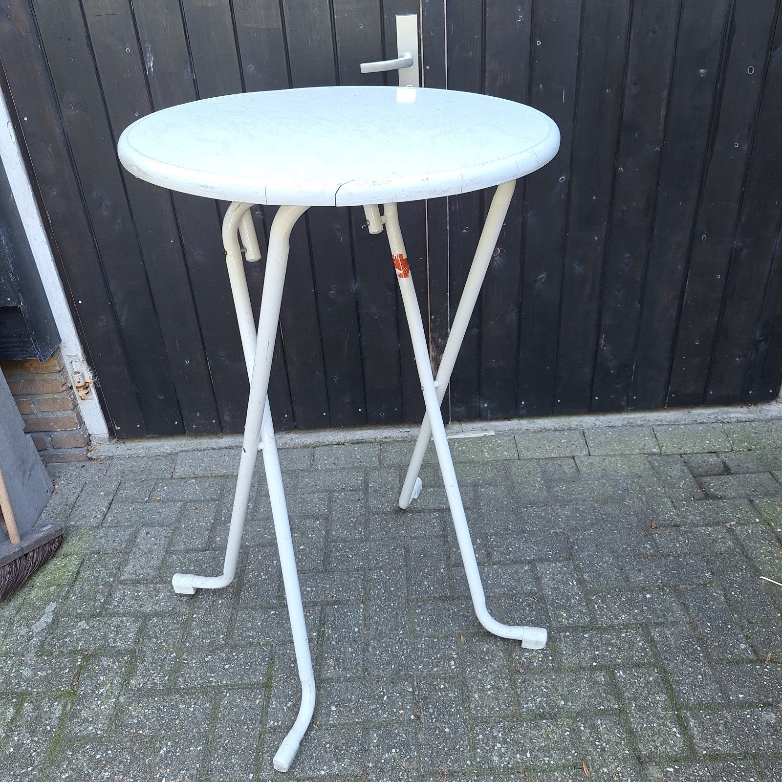 te koop statafel wit, Ophalen of Verzenden, Gebruikt
