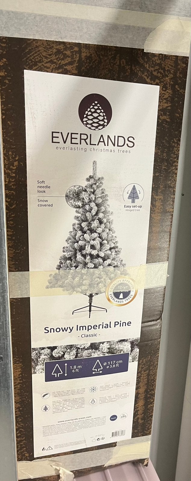 Kerstboom snowy imperial pine, Ophalen, Zo goed als nieuw