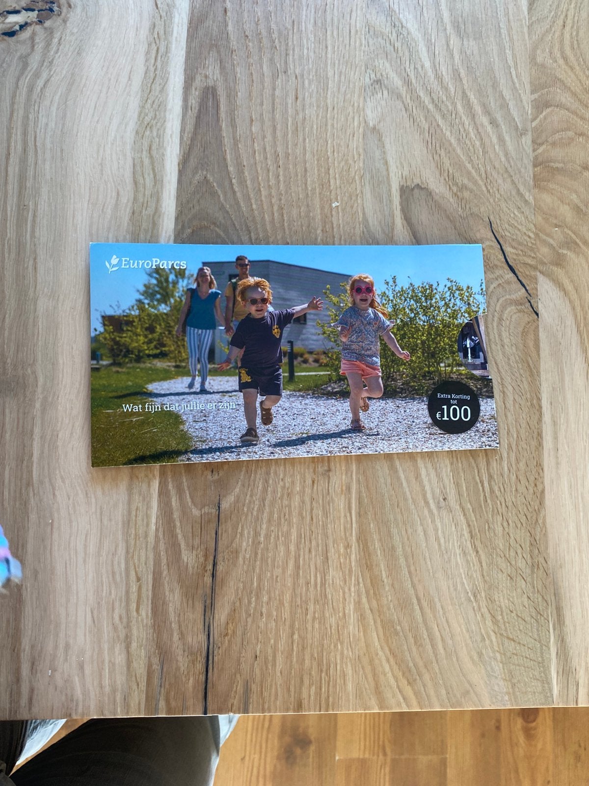 Europarcs 100€ kortings voucher,, Eén persoon, Kortingskaart