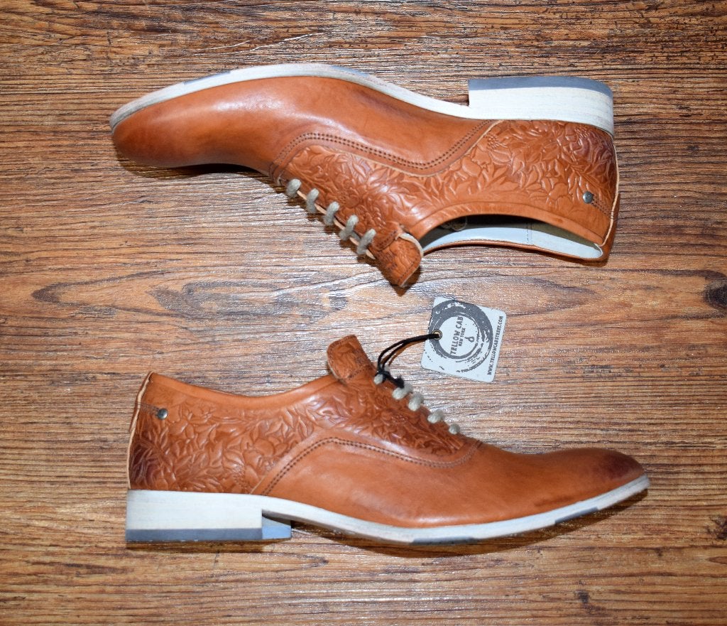YELLOW CAB - leren herenschoen Blend tan - maat 43, Kleding | Heren, Overige kleuren, Nieuw, Ophalen of Verzenden, Yellow Cab