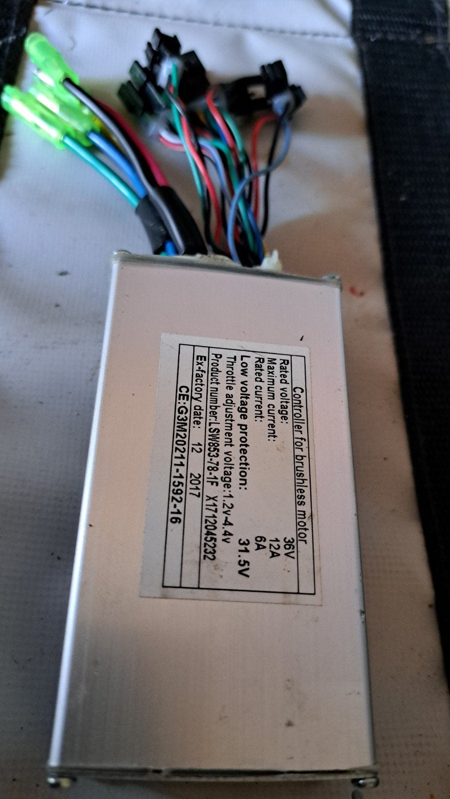 Controller voor borstelloze motor - E-bike onderdeel, Fietsen en Brommers, Ophalen of Verzenden