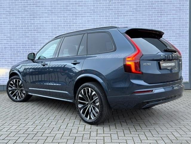 Volvo XC90 T8 Plug-in hybrid AWD Ultra Dark | Facelift | Tre, Auto's, Volvo, 12 maanden, Euro 6, 4 cilinders, Blauw