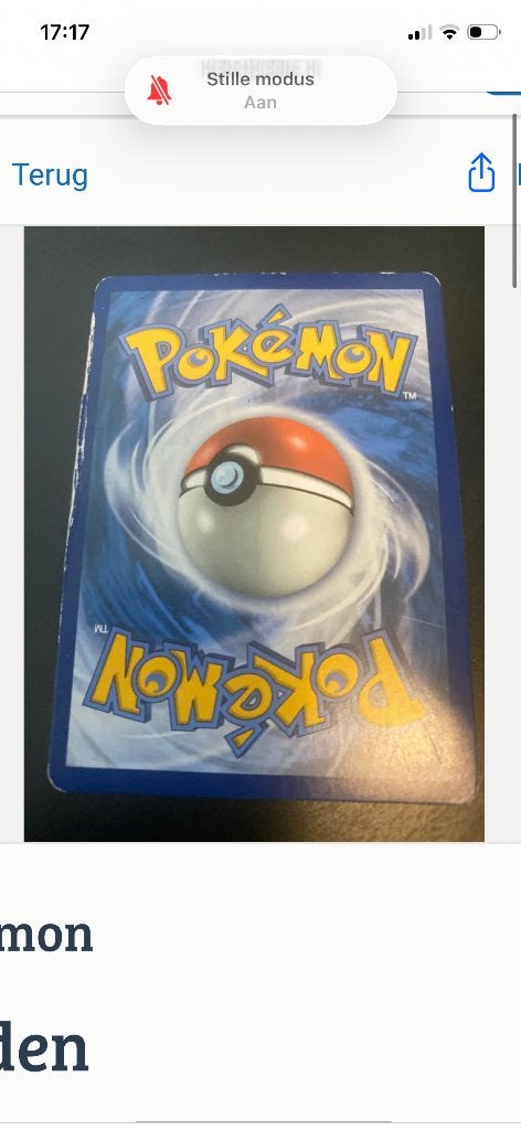 Pokemon, Ophalen of Verzenden, Gebruikt, Losse kaart