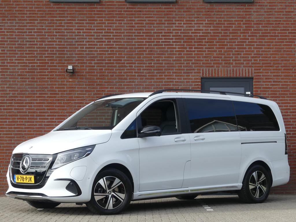 Mercedes-Benz EQV 300 L2 90kWh AMG Dubbel Cabine Luchtvering, Gebruikt, Wit, 204 pk, Geïmporteerd