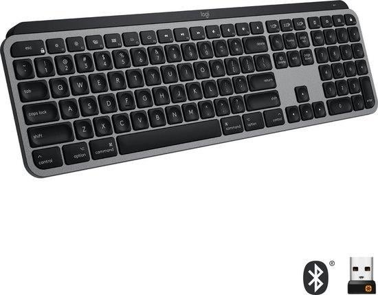 Logitech MX Keys Draadloos Toetsenbord Bluetooth Qwertz, Computers en Software, Toetsenborden, Logitech G, Logitech, Nieuw, Overige indelingen