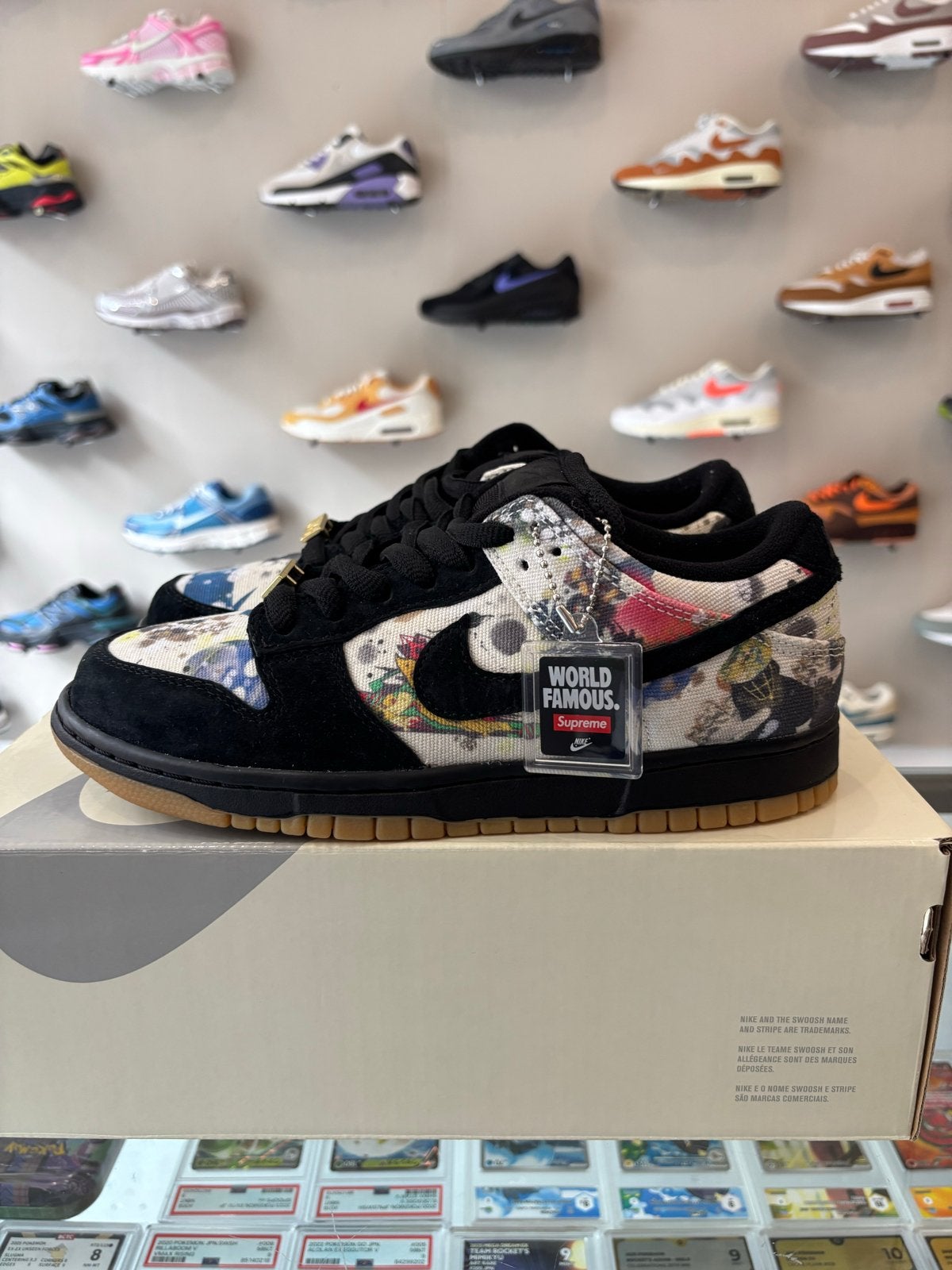 Nike SB Dunk Low Supreme Rammellzee - Maat 40 - Nieuw, Z, Z, Zwart, Nieuw