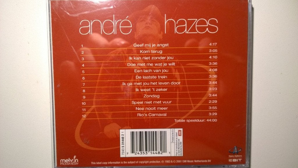 André Hazes - Voor Jou, Ophalen of Verzenden, Zo goed als nieuw, Levenslied of Smartlap, Album