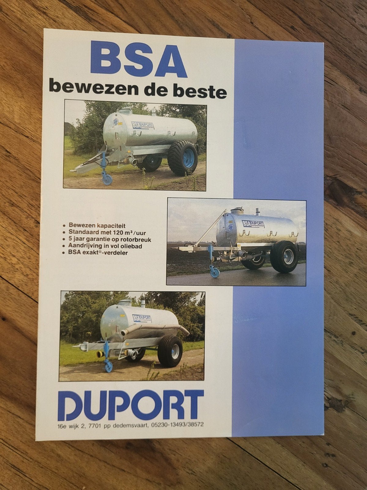 tractor folder BSA Duport bewezen de beste, Ophalen of Verzenden, Zo goed als nieuw