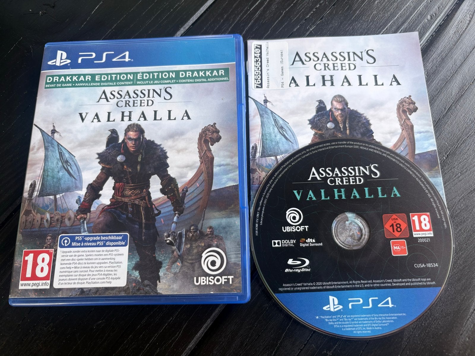 Assassin's Creed Valhalla Drakkar Edition PS4, Vanaf 18 jaar, 1 speler, Ophalen of Verzenden, Zo goed als nieuw