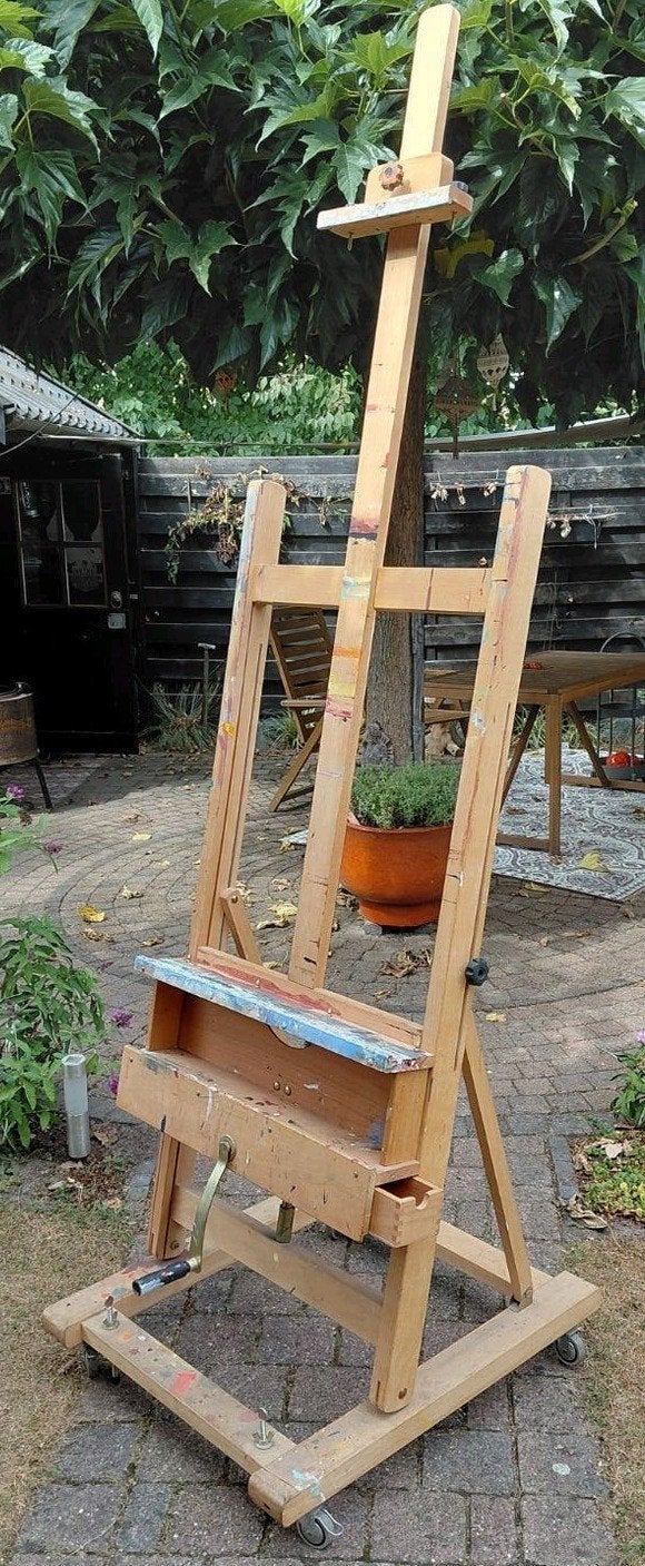 Talens atelier schildersezel,  zeer zware kwaliteit, Hobby en Vrije tijd, Ophalen, Gebruikt, Ezel
