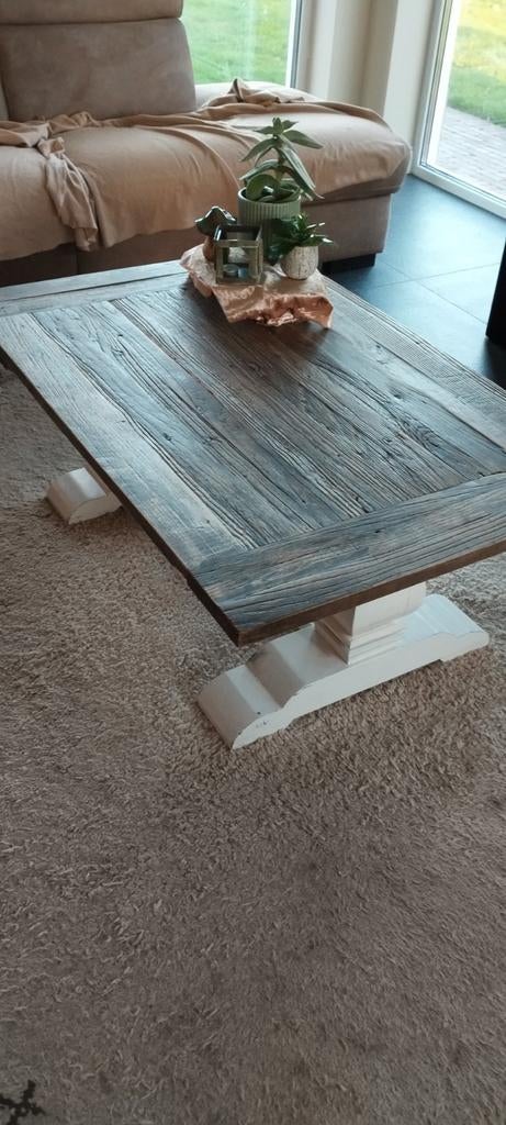 Salontafel kloostertafel, Huis en Inrichting, Tafels | Salontafels, Ophalen, Gebruikt, 200 cm of meer, 50 tot 100 cm