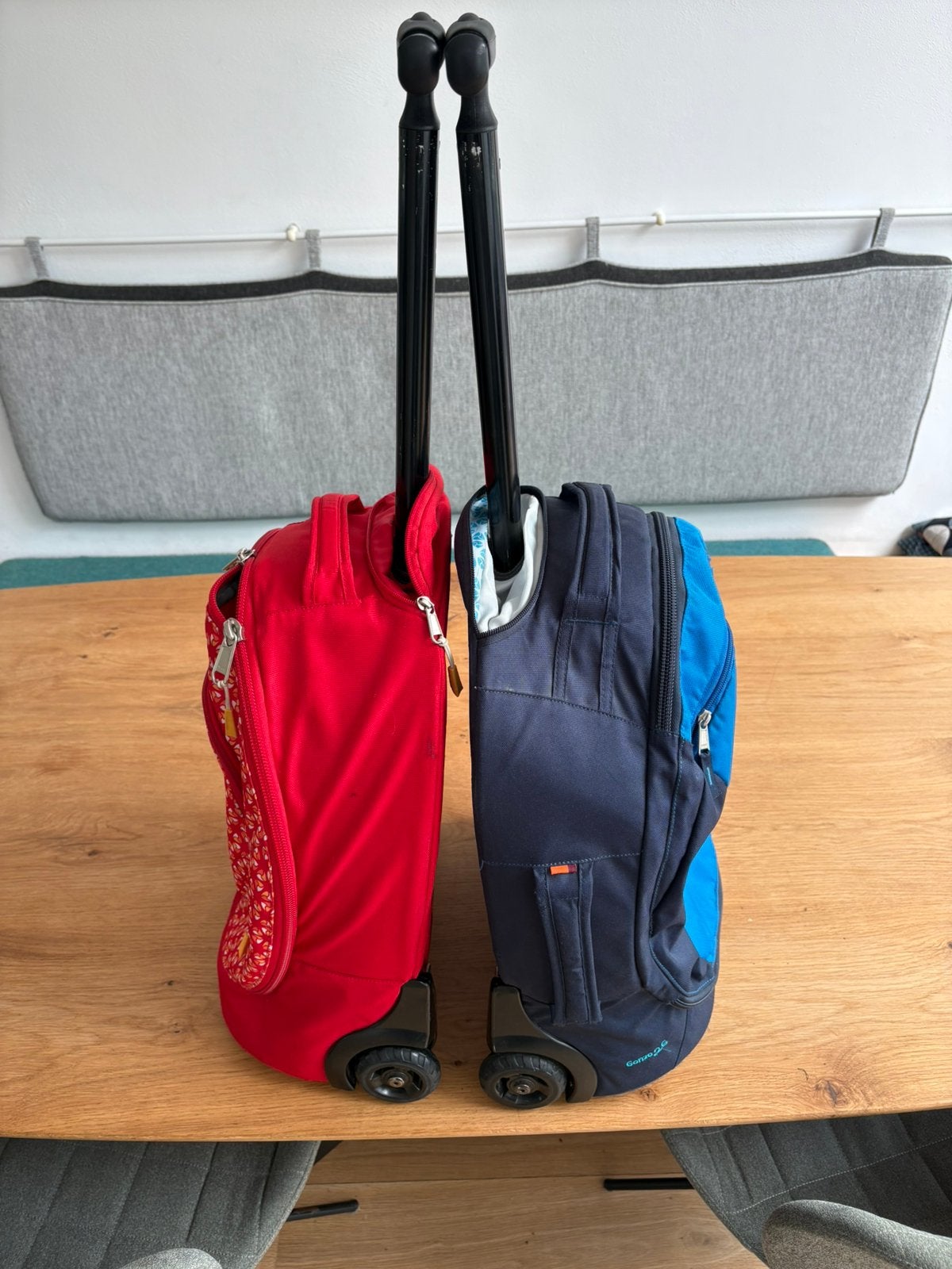 Twee mooie trolleys / rollkoffer voor kinderen VAUDE, Gebruikt, 20 tot 30 cm, Minder dan 40 cm, 35 tot 55 cm