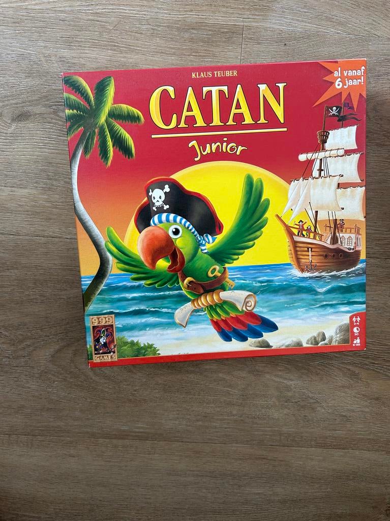 Catan Junior Bordspel - Avontuur voor Jonge Piraten, Drie of vier spelers, Ophalen of Verzenden, Zo goed als nieuw