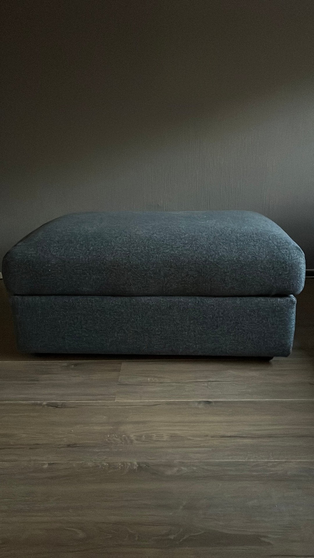 IKEA VIMLE hocker incl grijze hoes, Ophalen, Gebruikt, 125 cm of meer, Stof