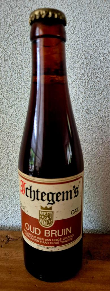 Oude fles Ichtegem's oud bruin bier brouwerij STRUBBE.Verzam, Ophalen of Verzenden, Zo goed als nieuw, Flesje(s), Overige merken