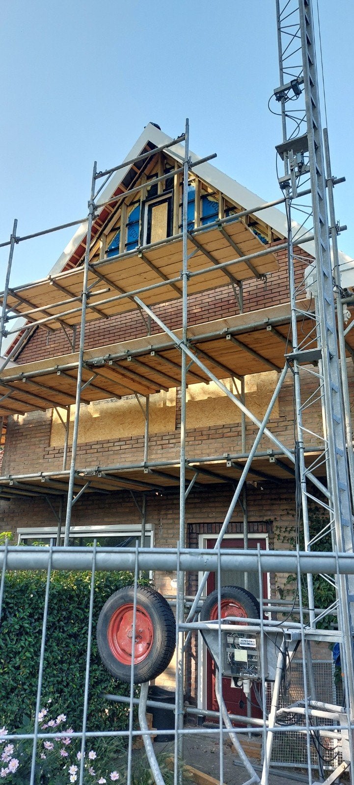 H jukken steiger, Doe-het-zelf en Verbouw, Steigers, Ophalen, Overige typen, Minder dan 2 meter