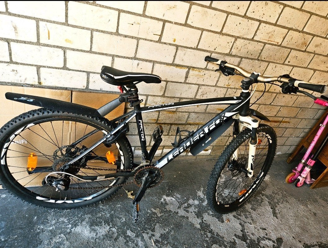 Leader Fox Factor Mountainbike 26 inch - Mat Zwart, Ophalen