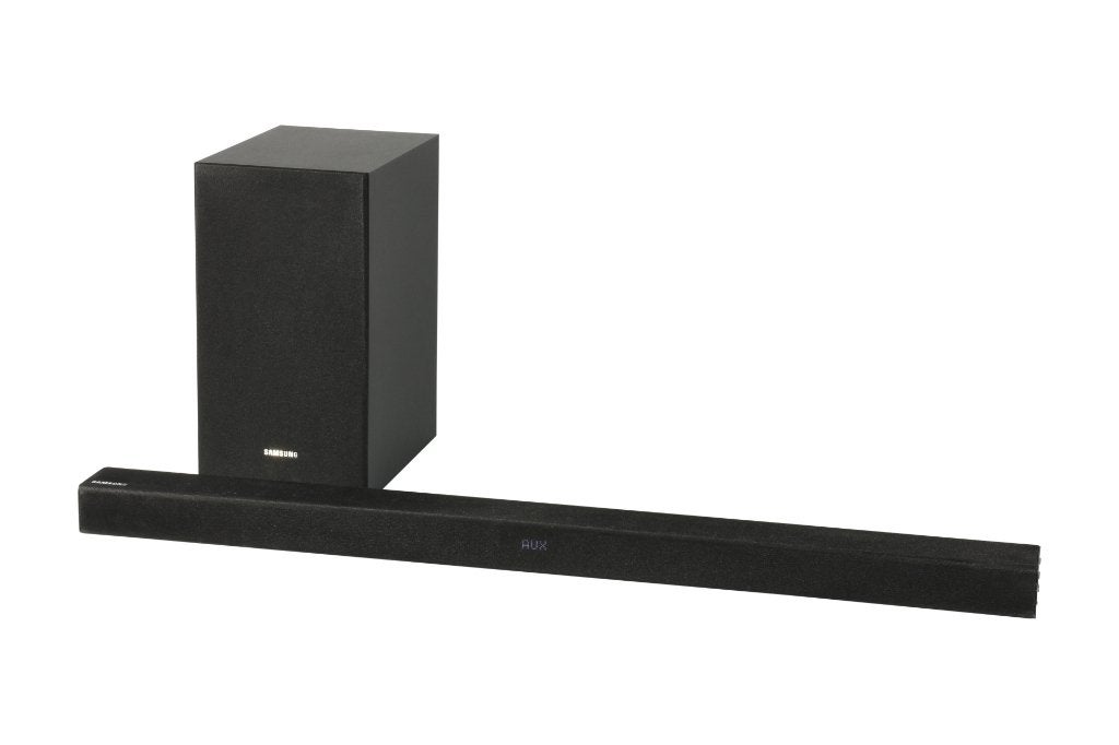 Samsung Soundbar HW-R450 met draadloze subwoofer, Audio, Tv en Foto, Ophalen, Met externe subwoofer, Zo goed als nieuw