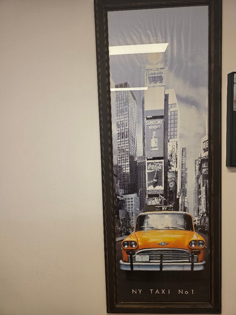 afbeelding taxi new york, Ophalen, Zo goed als nieuw, Schilderij, 75 – 100