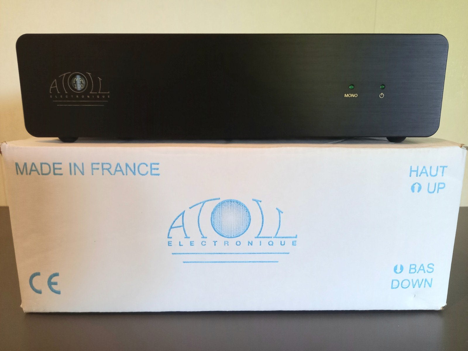 ATOLL MA-100 POWER-AMP CLASS-A / RINGKERNTRAFO FULL BOXED, Overige merken, Ophalen of Verzenden, Zo goed als nieuw, 60 tot 120 watt
