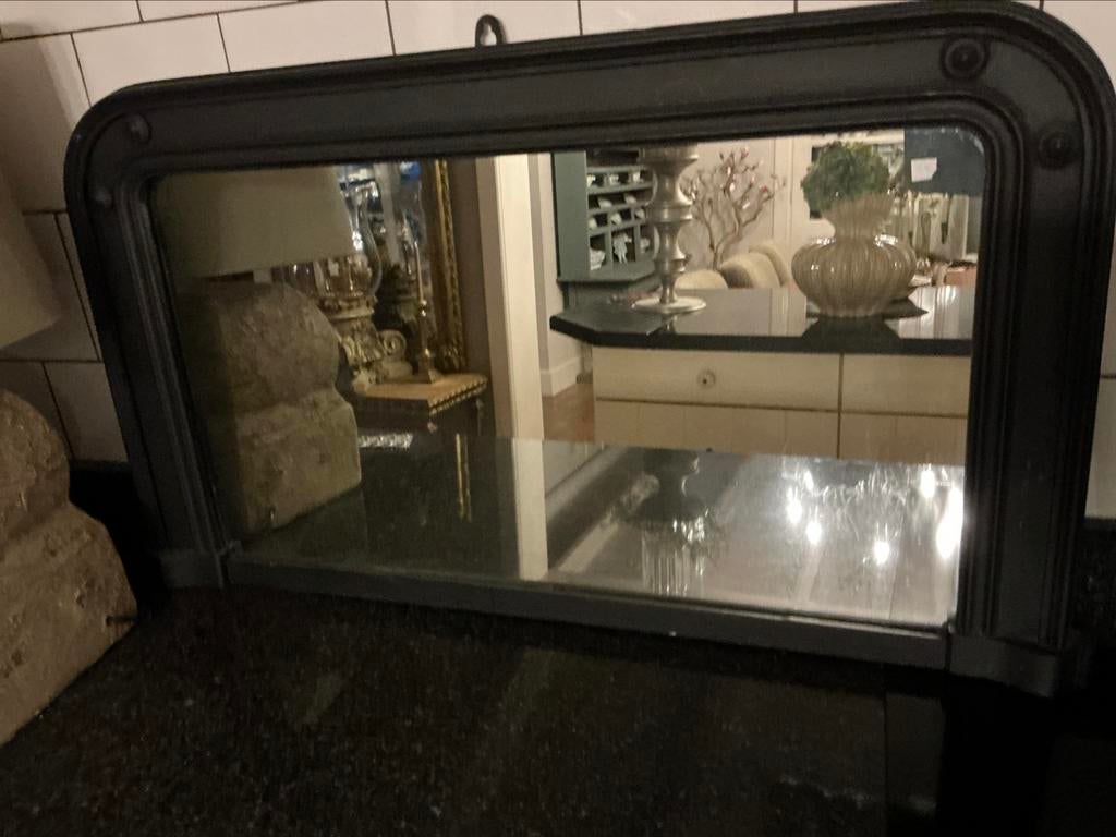 Antieke Engelse toog spiegel, Ophalen