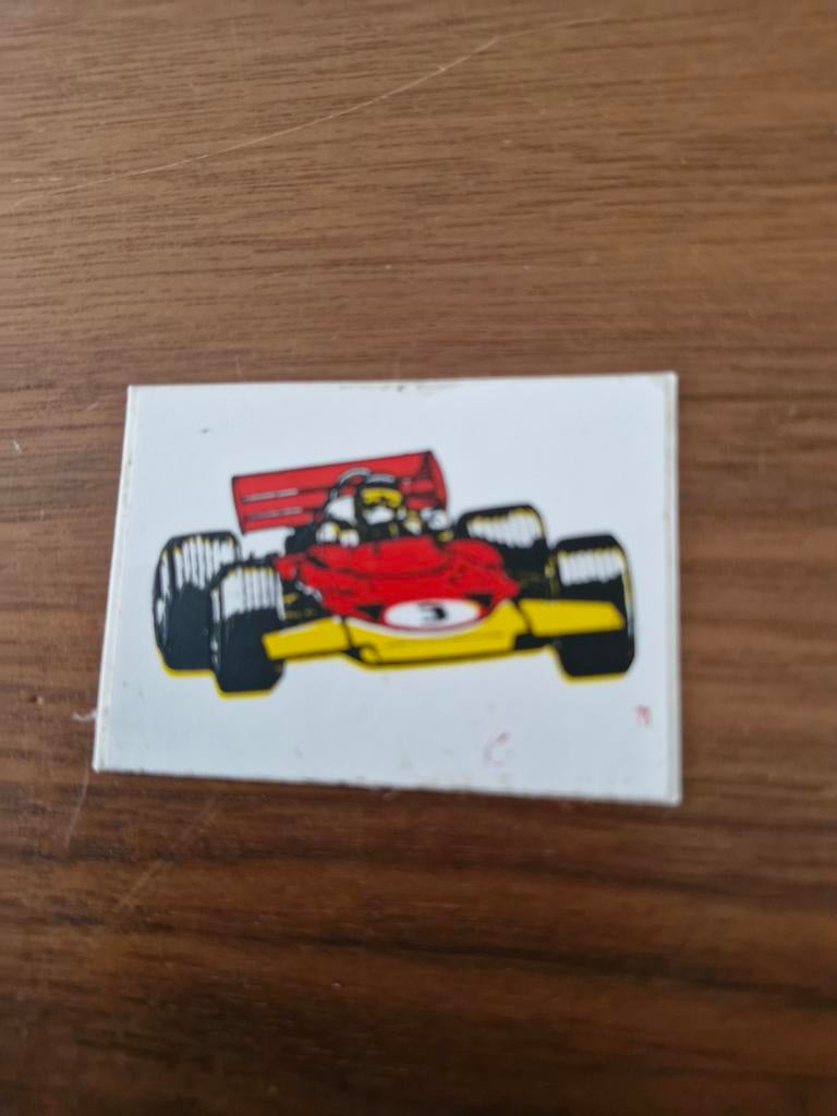 7315 Vintage Formule 1 Raceauto Sticker, Ophalen of Verzenden, Gebruikt, Auto of Motor