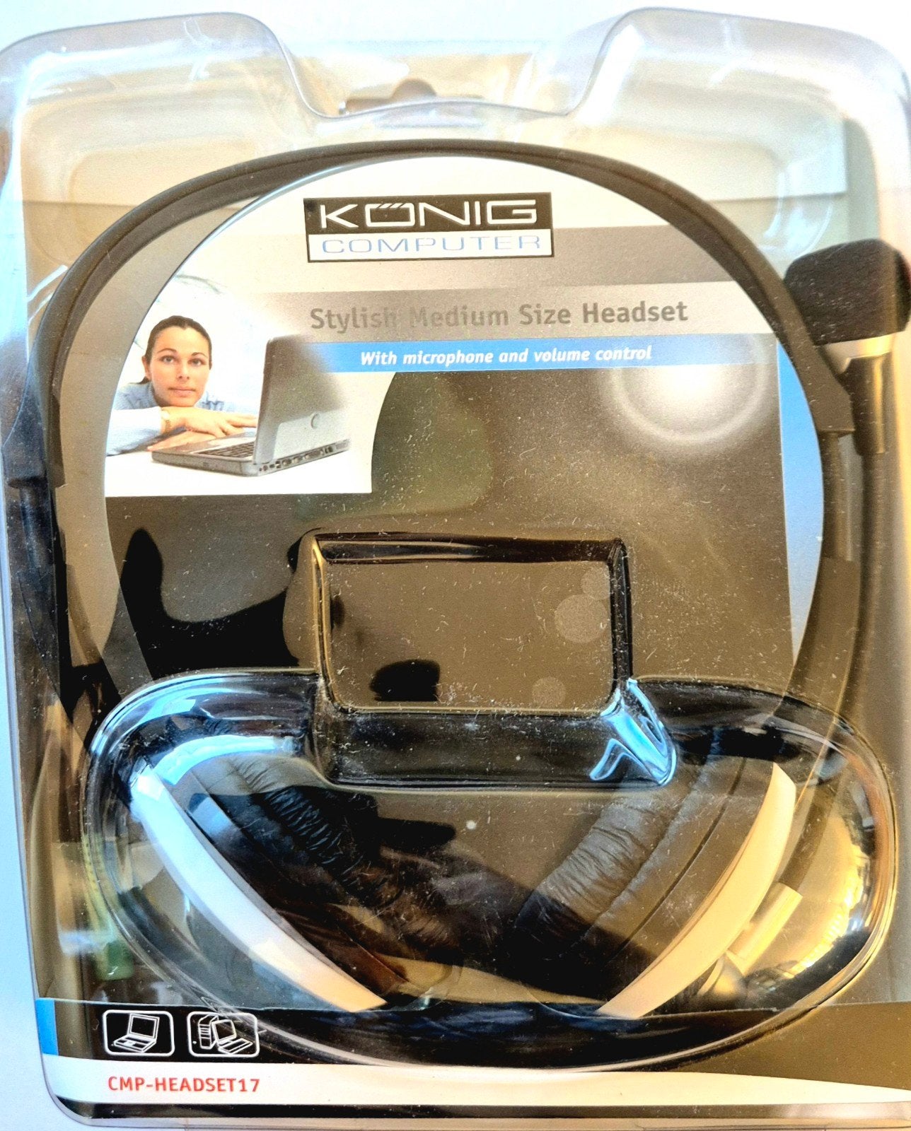 König CMP-HEADSET17 Hoofdtelefoon met Microfoon, Overige merken, Nieuw, On-ear, Ophalen of Verzenden
