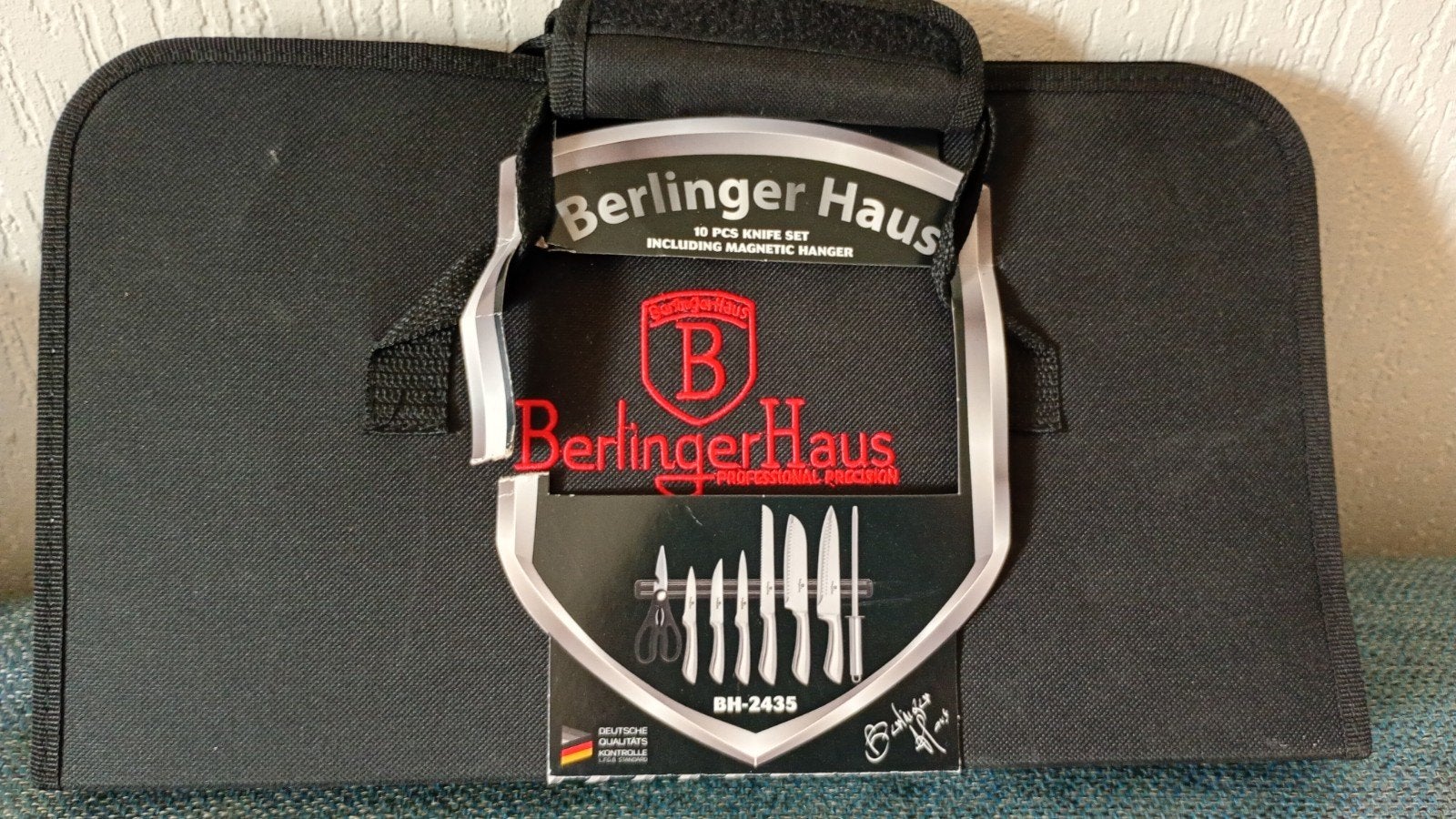 Berlinger Haus 10-delige messenset met magnetische houder, Ophalen, Los bestek, Nieuw, Rvs of Chroom