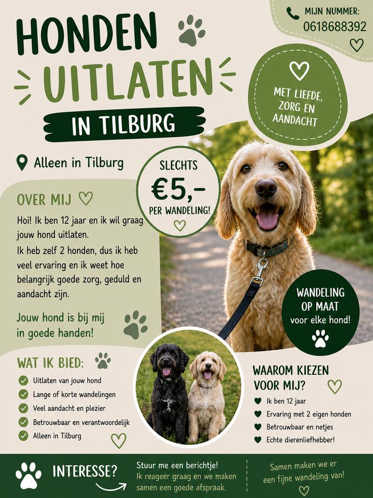 Hondenuitlaten, Ophalen of Verzenden