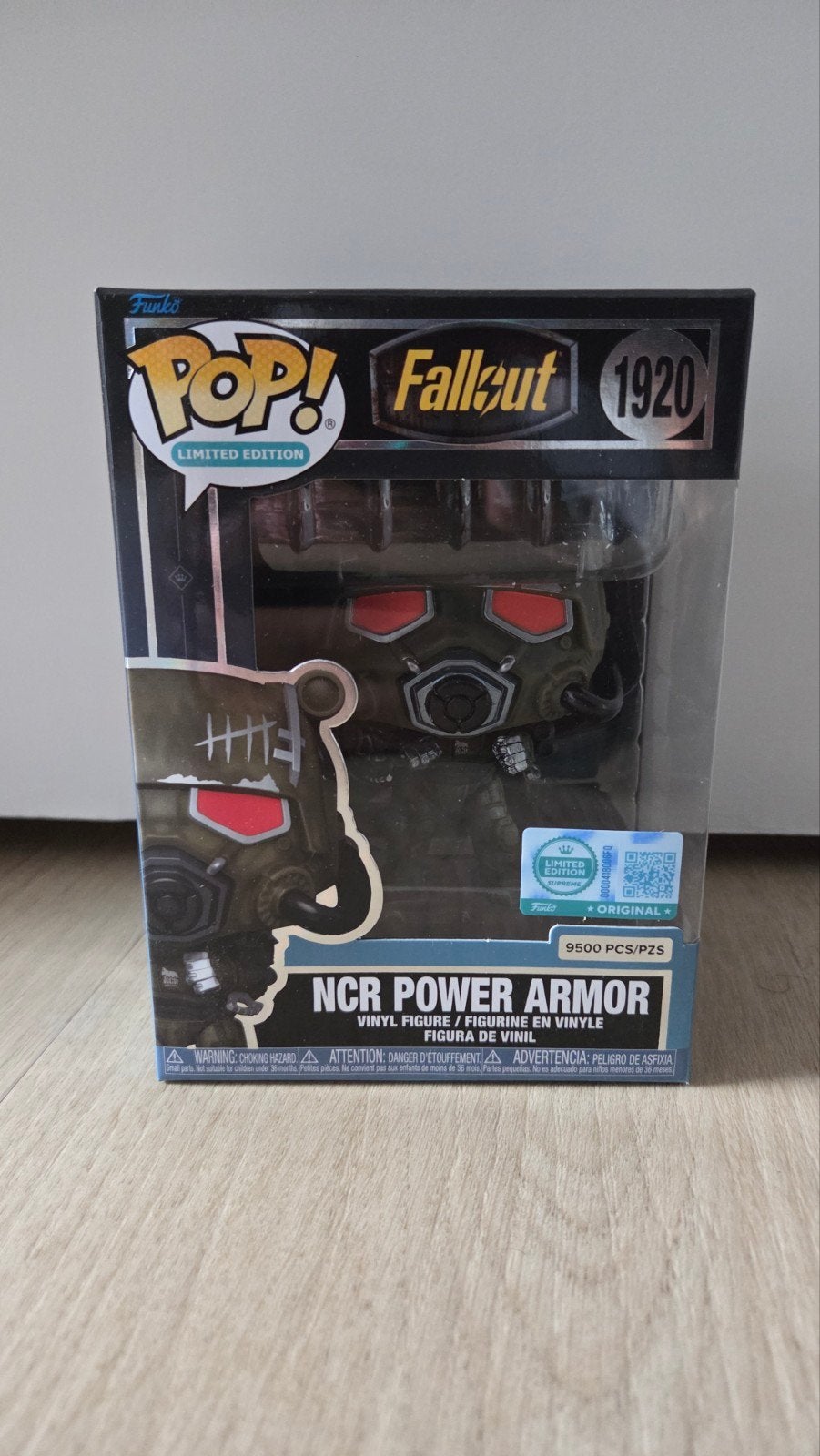 Funko pop fallout ncr power armor supreme limited edition, Verzamelen, Poppetjes en Figuurtjes, Ophalen of Verzenden, Nieuw