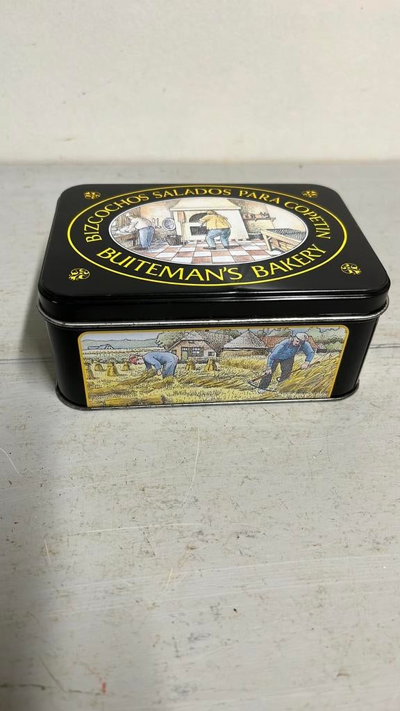 Oud blikje zoute Bolletjes van Bakery Buitenman’s, Verzamelen, Blikken, Ophalen of Verzenden, Gebruikt, Overige